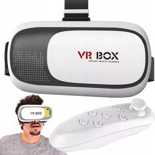 Óculos Vr Box Realidade Virtual 3d + Controle Bluetooth