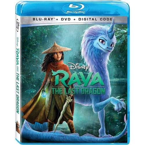 Raya Y El Ultimo Dragon Disney Pelicula Blu-ray + Dvd