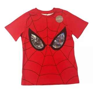Remera Spiderman Niños Marvel