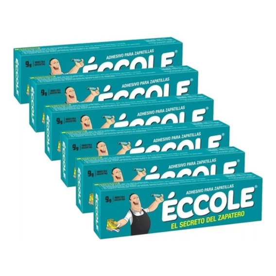 Eccole Adhesivo Pegamento Para Zapatillas Ecole 6x  9g 