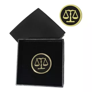 Broche Pin De Lapela Folheado/ Profissão Advogado/ Direito