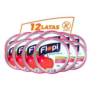 Dulces Flopi Diet Cereza Display Con 12 Latas | Shaarabuy