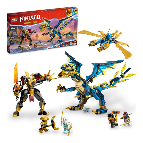 Kit Lego Ninjago 71796 Dragón Vs. Mech de Emperatriz 1038pz Cantidad de piezas 1038