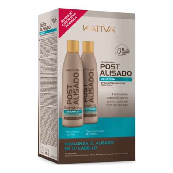 Tratamiento Kativa Post Alisado Keratin - Ml A $119