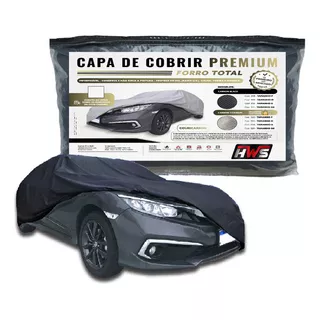 Capa Pra Carro Marca Hws Premium Forro Total Carbon Black