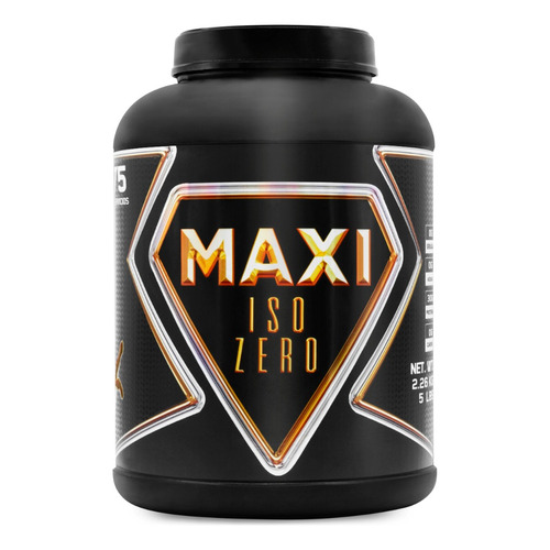 Proteína Iso Zero Maxi Whey 0 Carbs 2.2kg 75 Servicios Sabor Vainilla