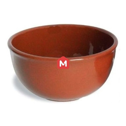 Compotera Bowl Cazuela Esmaltada Terrina Terracota 13cm