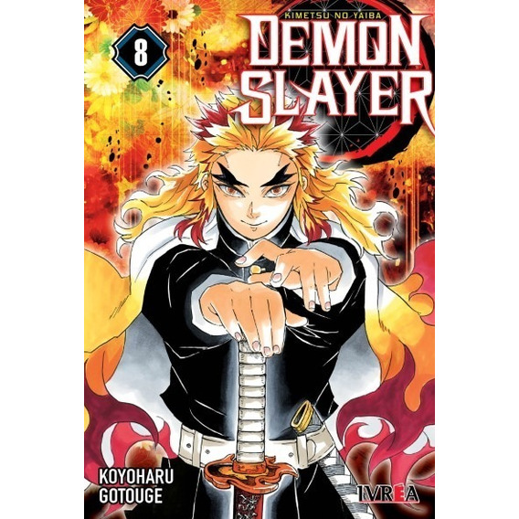 Manga Demon Slayer Kimetsu No Yaiba Tomo #8 Ivrea Argentina