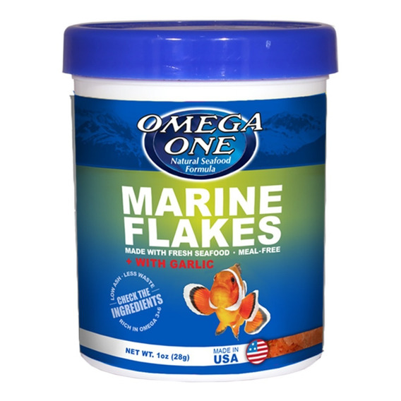 Marine Flakes 28gr Comida Hojuelas Peces Marinos Acuario