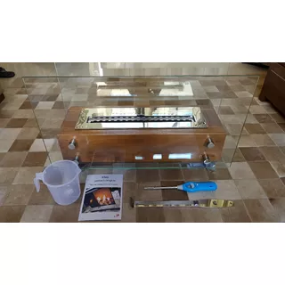 Lareira Ecológica Queimador Inox 50cm + Brinde
