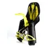 Silla infantil con asiento delantero para bicicleta, color morado/amarillo