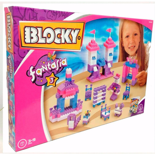 Blocky Bloques Ladrillos Para Armar Nena Blocky Fantasia 3
