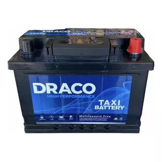 Batería Draco 60 Amp. Positivo Derecho Libre De Mantencion
