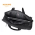 Maletin Portafolio Mochila Aoking Sn4002 Color Negro Diseño De La Tela Liso