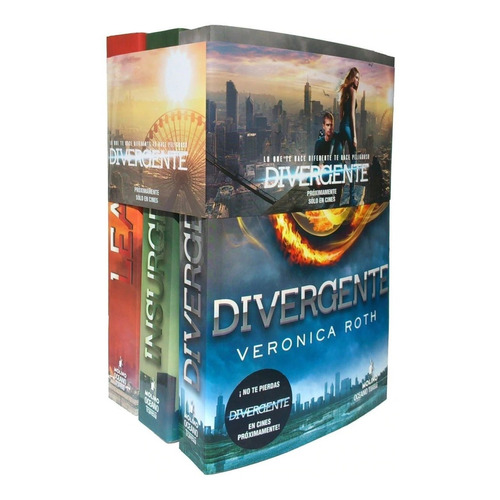 Libro Divergente Set De 3 Libros *sk