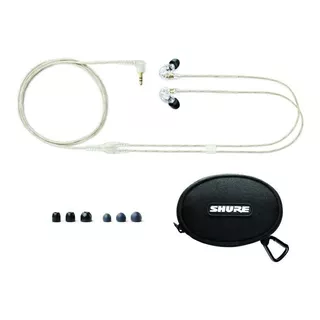 Auricular Intraural Shure Se215 Clear Con Cable Removible