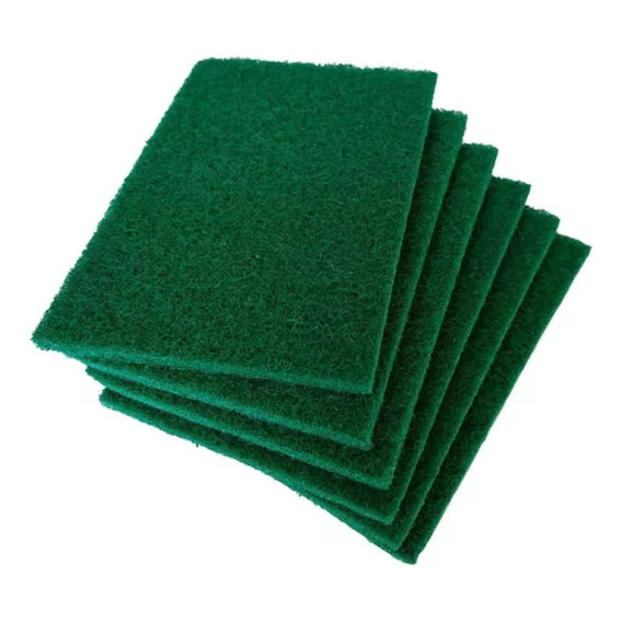 Fibra Verde Abrasiva Verte En Paños. Pack X 12