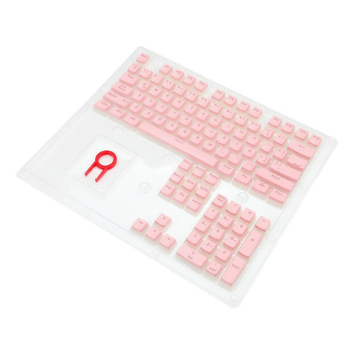 105 Keycaps Redragon Scarab A130-sp Teclado Mecánico Español Color del teclado Rosa