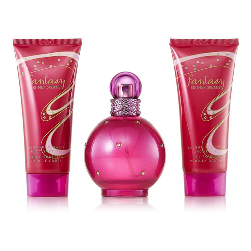 Kit de perfume Britney Fantasy de 100 ml+cuerpo+gel