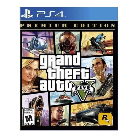 Grand Theft Auto V Premium Edition Ps4 Físico Vemayme