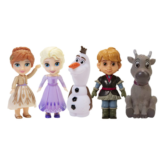 Disney Frozen Princesas Mini Muñecas 9cms Elsa Anna Olaf 