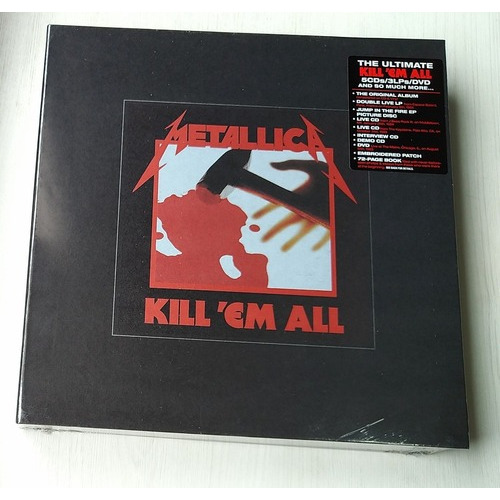 Metallica Kill' Em All Remasterizado LP CD DVD Edición Deluxe