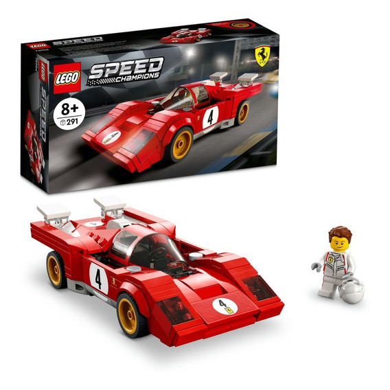 Kit Lego Speed Champions 1970 Ferrari 512 M 76906 +8 Años Cantidad de piezas 291