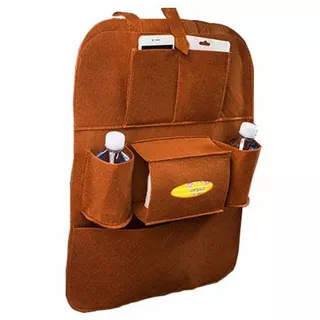 Organizador Para Asiento De Auto Coche Multiusos Cafe C0038