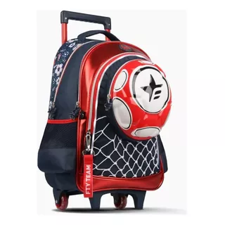 Mochila Footy Futbol Carro Grande 18 Luz Led  Fty Calzados