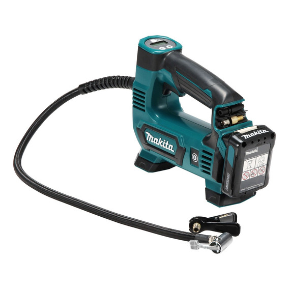 Inflador Compresor Inalámbrico Makita Mp100d 12v 1bat 1carg