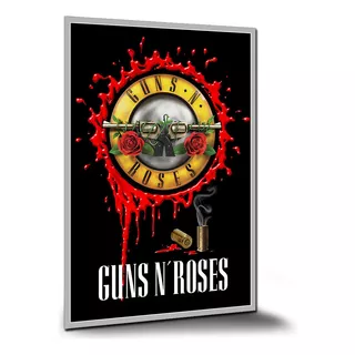 Pôster Guns'n Roses Axl Rose Slash Guns Pôsteres Placa A2 A