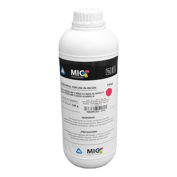 Recarga Toner  Aficio Mpc Universal Color X 500gr Cmy Mic