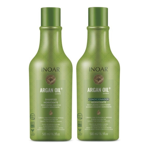  Inoar Argan Oil Duo en botella de 500mL por 2 packs