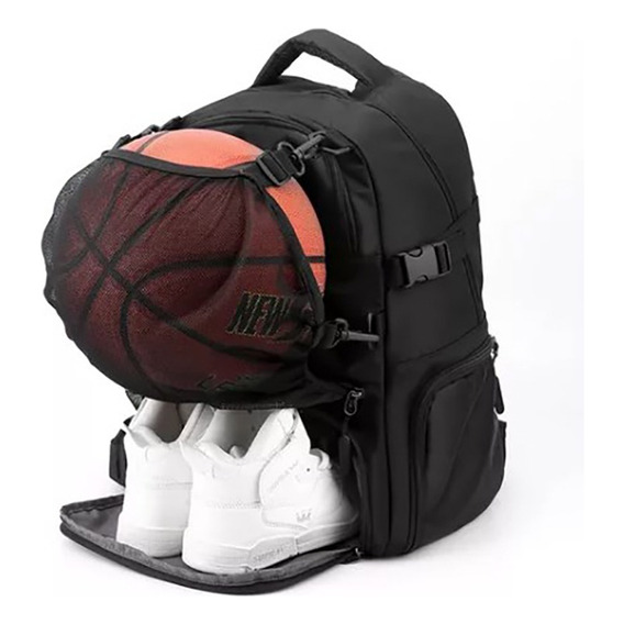 Mochila De Baloncesto Fútbol Con Compartimento Para Pelotas Y Zapatos, Bolsas De Equipo De Entrenamiento Deportivo De Gran Capacidad