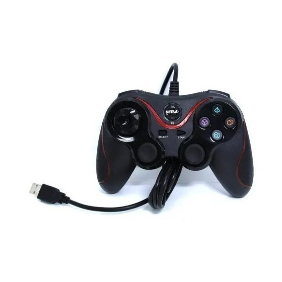 Joystick Para Playstation 3 Ps3 Con Cable Y Función Turbo