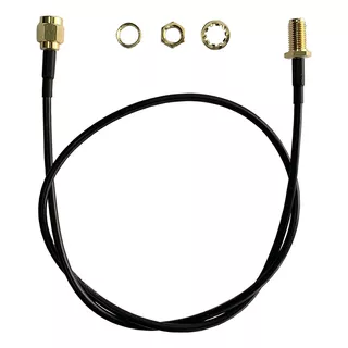 Cabo Prolongador Pigtail Conector Rp Sma 50cm - Roteador