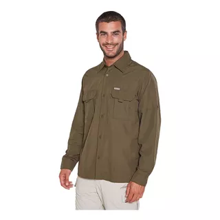 Camisa Manga Larga Montagne Trekking Secado Rápido Filtro Uv