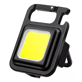 Mini Linterna Llavero Iman Led Cob Abridor Calidad Premium!! Color De La Linterna Negro Color De La Luz Blanco