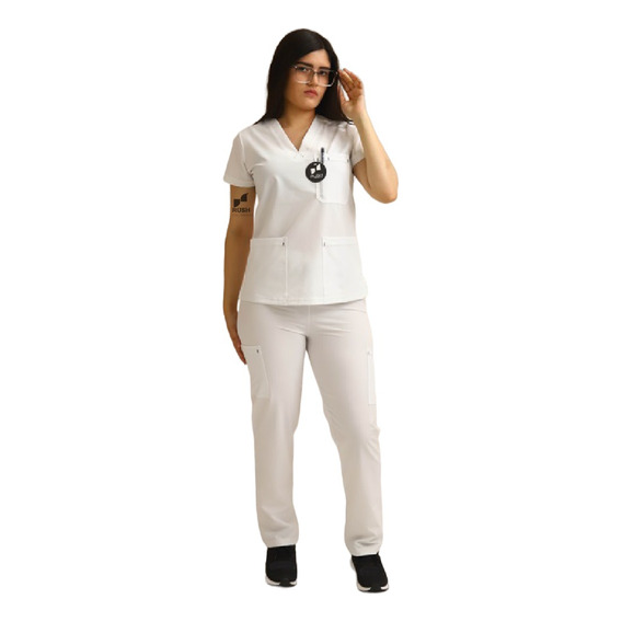 Uniforme Medico De Dama Pijama Quirurjica Antifluido Scrub