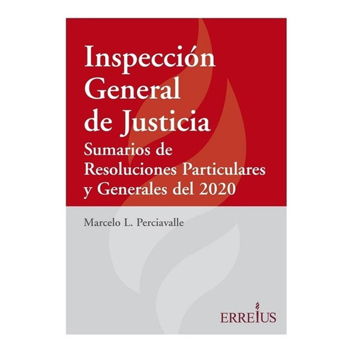 Inspección General De Justicia. Igj - Perciavalle, M.