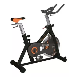 Bicicleta Ergométrica Evolution Fitness Evolution Sp2600 Para Spinning Cor Preto E Laranja