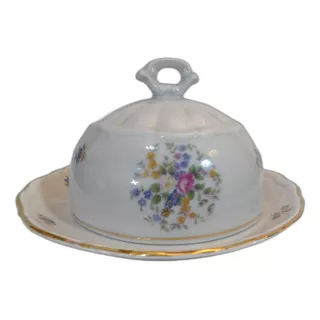 Antiga Manteigueira Porcelana Polonesa Tielsch - R 12073