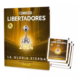 Pack Álbum Tapa Dura+ 20 Sobres Copa Libertadores 2024