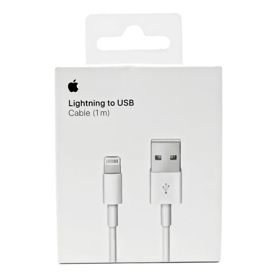 Cable iPhone Original Certificado Lightning Usb De 1 Metro 