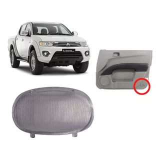 Lente Luz Cortesia Porta L200 Triton Pajero