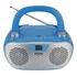 Jensen Cd-485-bl Cd-485 Reproductor De Cd Estéreo Portátil De 1 W Con Radio Am/fm (azul)