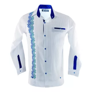 Guayabera Yucateca, Lino Bordado, Guayamisa, Camisa Yucateca