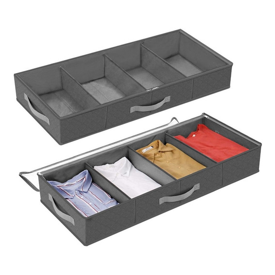 Organizador Almacenamiento De Ropa Casatua Bajo Cama Set 2