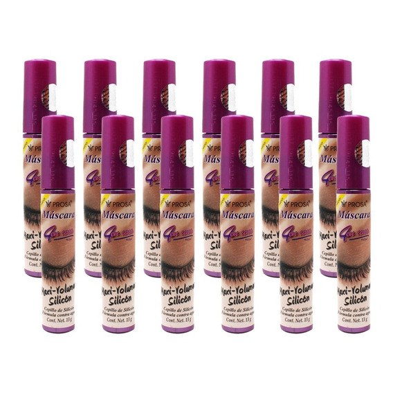 12 Piezas Rimel Mascara Pestañas Prosa 4 En 1