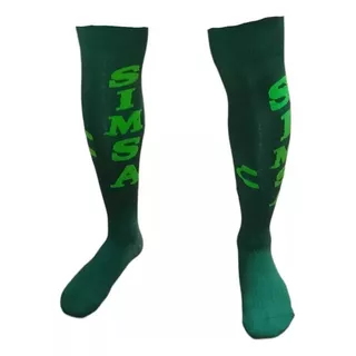 Par De Calcetas Profesional De Futbol Verde Para Hombre